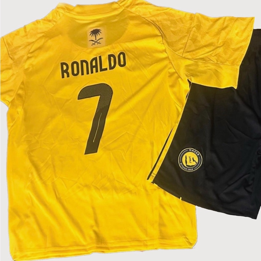 Ronaldo al nassar jersey kids set